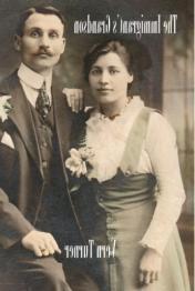 Black and white image of man and woman with book title at top.