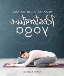 Person doing yoga on cover.