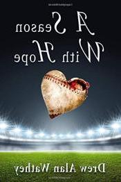 Stadium lights in background with baseball in shape of heart in center.