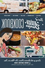 Food trucks and food on cover.