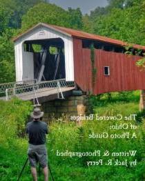 Covered bridge on cover.