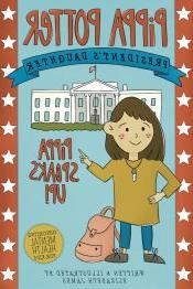 Girl on cover with White House in the background.